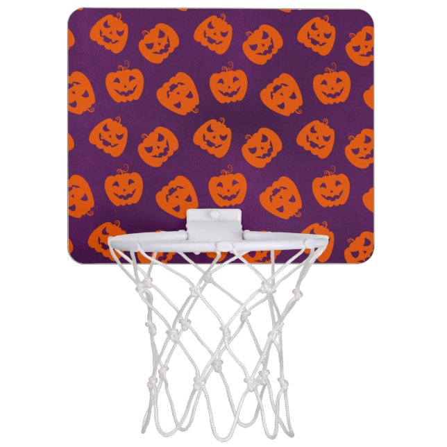 Basketball Halloween with basketball and pumpkin Mini Basketball Hoop