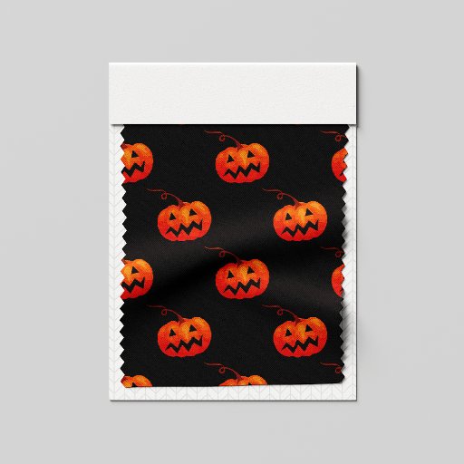 Halloween Pumpkins, Orange Pumpkins Trick Or Treat Fabric