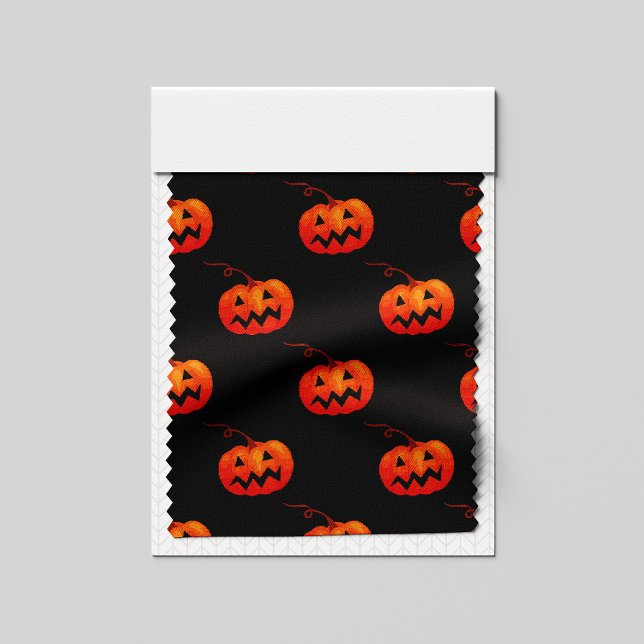 Halloween Pumpkins, Orange Pumpkins Trick Or Treat Fabric (Creator Uploaded)