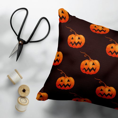 Halloween Pumpkins Orange Pumpkins Trick Or Treat Pet Bed