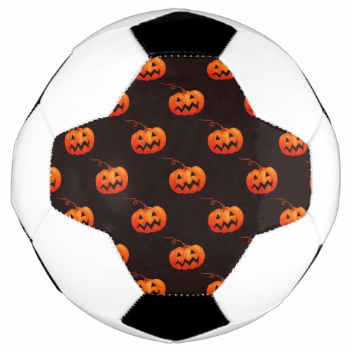 Halloween Pumpkins Orange Pumpkins Trick Or Treat Soccer Ball