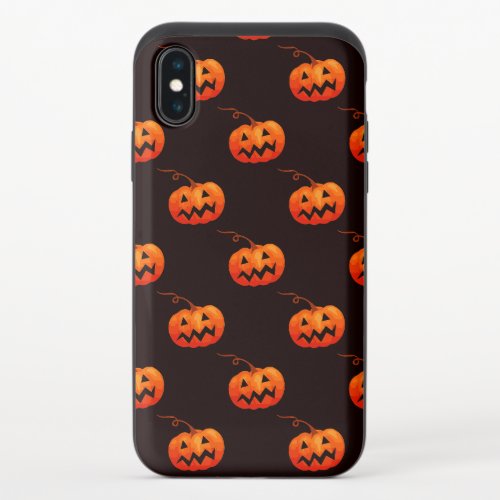 Halloween Pumpkins Orange Pumpkins Trick Or Treat iPhone XS Slider Case