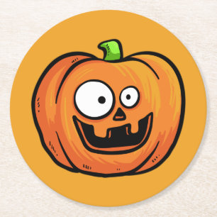 Halloween Pumpkins paper coasters 1