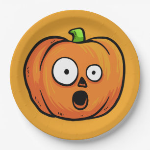 Halloween Pumpkins paper plates 5