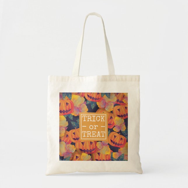 Halloween Pumpkins Party Favors | Tote Bag (Front)