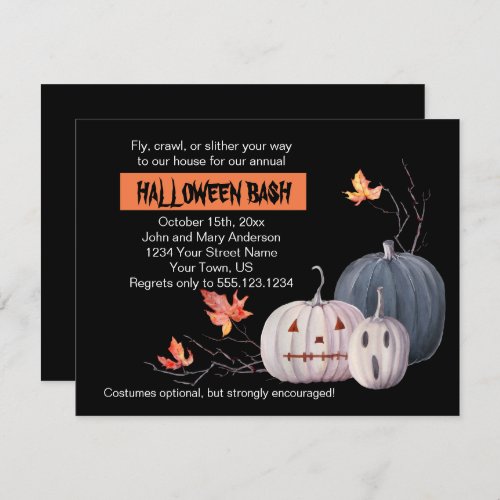 Halloween Pumpkins Party Invitation
