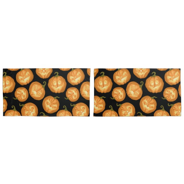 Halloween pumpkins pillowcase (Front-Set)