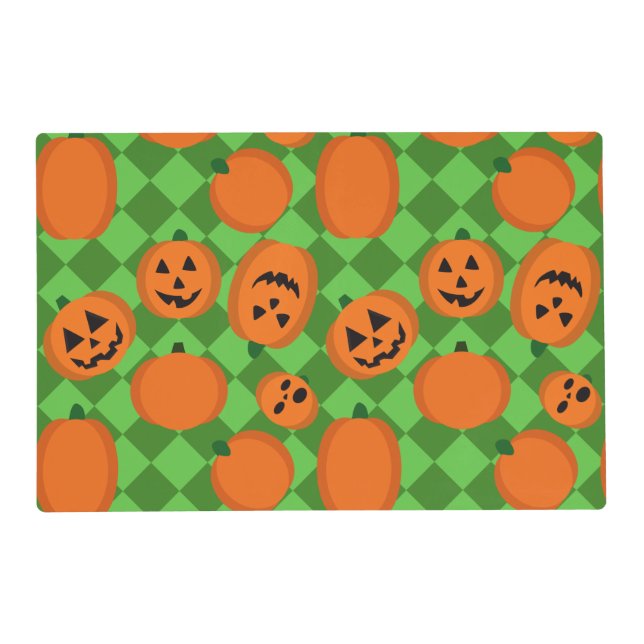 Halloween Pumpkins Placemat (Front)