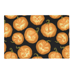 Halloween pumpkins placemat