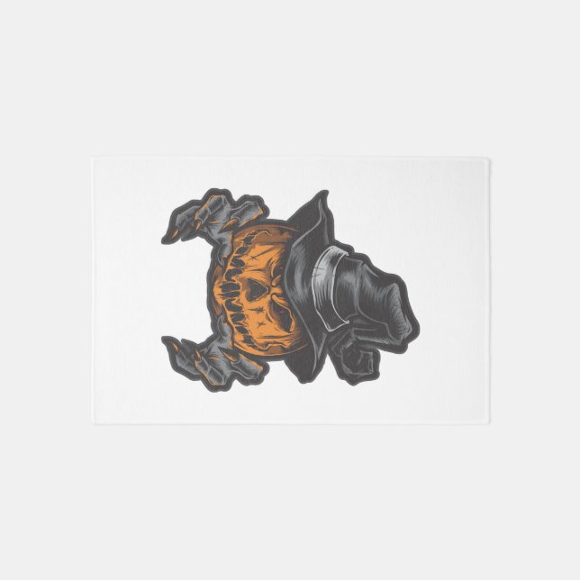 Halloween Pumpkins         Rug (Front)