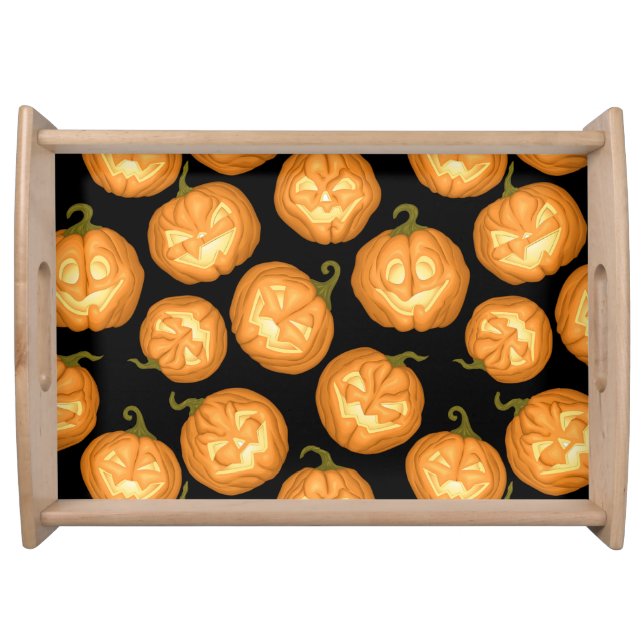 Halloween pumpkins serving tray (Front)