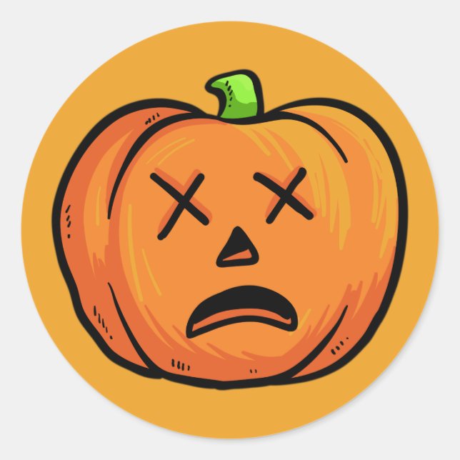 Halloween Pumpkins stickers 9 (Front)