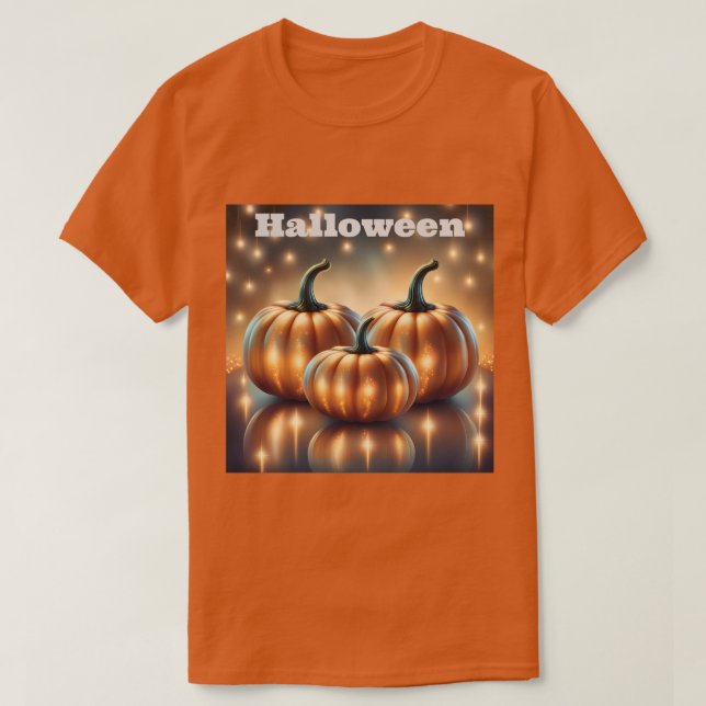 Halloween Pumpkins T-Shirt (Design Front)