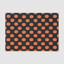 Halloween pumpkins tissue paper gift bag stuffer 