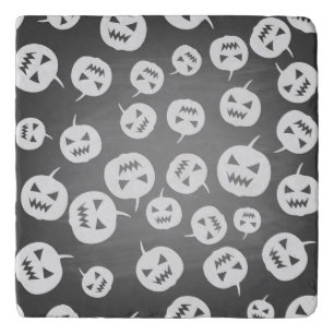 Halloween pumpkins trivet