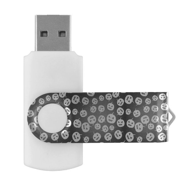 Halloween pumpkins USB flash drive (Opened)