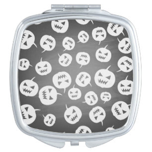 Halloween pumpkins vanity mirror