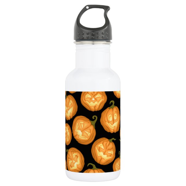 Halloween pumpkins water bottle (Front)