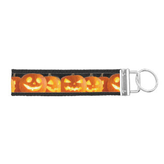 Halloween Pumpkins Wrist Keychain