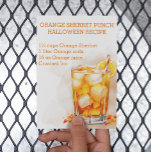 Halloween Punk Drink Recipe Parties Postcard<br><div class="desc">This design may be personalized in the area provided by changing the photo and/or text. Or it can be customized by clicking Personalize this Template and then choosing the click to customize further option and delete or change the color of the background, add text, change the text color or style,...</div>