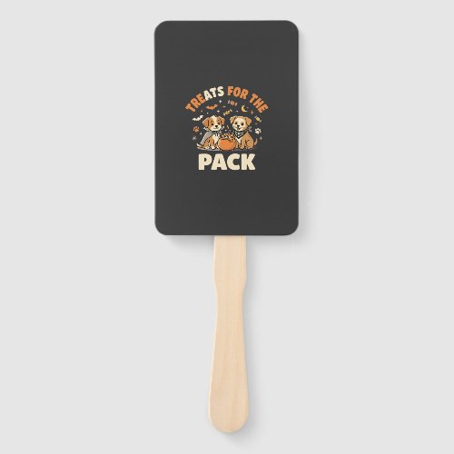 Halloween Puppy Candy Crew Hand Fan