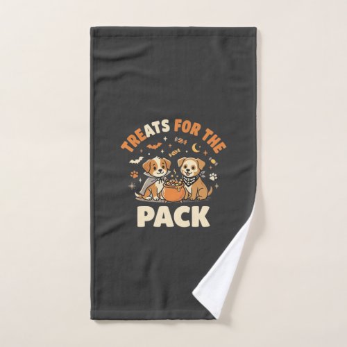 Halloween Puppy Candy Crew Hand Towel