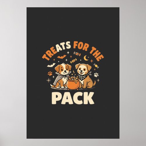 Halloween Puppy Candy Crew Poster