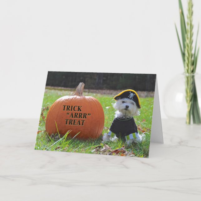 Halloween Puppy! Card (Front)