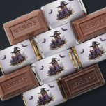 Halloween Purple Candles Bats Spooky Scary Hershey's Miniatures<br><div class="desc">Halloween Purple Candles Bats Spooky Scary Hershey's Miniatures. Unique,  beautiful,  stylish design. Easy to be personalized. Font style,  size and colors can be changed. Matching items are available.</div>
