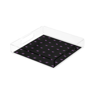 Halloween, Purple Eyes, Trick Or Treat, Boo Acrylic Tray