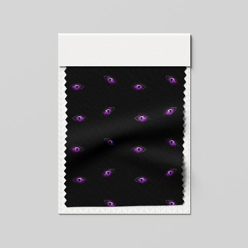 Halloween, Purple Eyes, Trick Or Treat, Boo Fabric