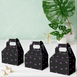 Halloween, Purple Eyes, Trick Or Treat, Boo Favor Boxes