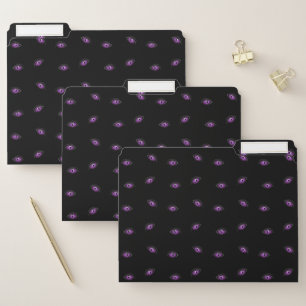 Halloween, Purple Eyes, Trick Or Treat, Boo File Folder