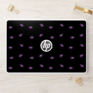 Halloween, Purple Eyes, Trick Or Treat, Boo HP Laptop Skin