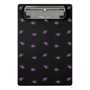 Halloween, Purple Eyes, Trick Or Treat, Boo Mini Clipboard