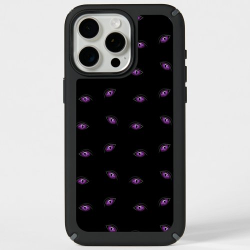 Halloween Purple Eyes Trick Or Treat Boo iPhone 15 Pro Max Case