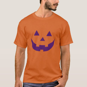 Halloween purple Jack o lantern pumpkin costume T-Shirt