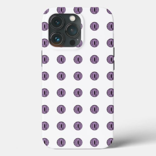 Halloween Purple Polka Dot Eyes iPhone 13 Pro Case