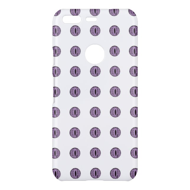 Halloween Purple Polka Dot Eyes Uncommon Google Pixel Case (Back)