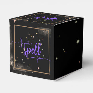 Halloween Put a Spell Favor Boxes