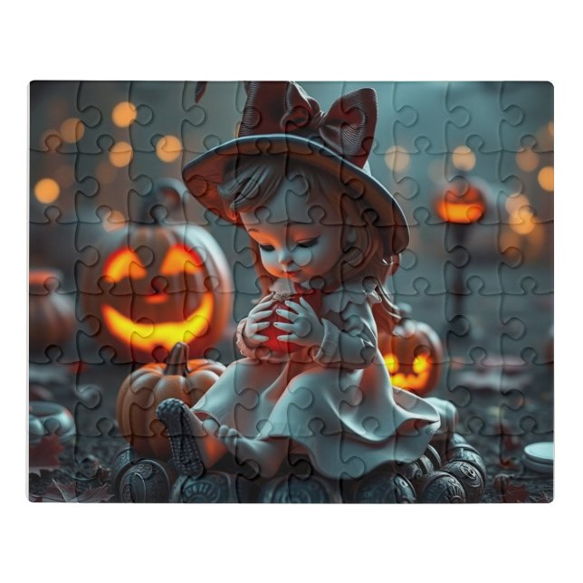 Halloween Puzzle for kids (Puzzle Horizontal)