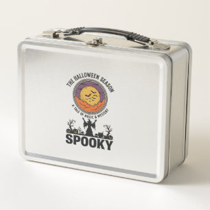 Halloween Queen Little Miss Retro Witch_1 Metal Lunch Box