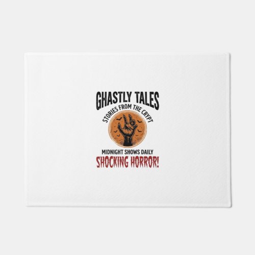 Halloween Quote Become Anything Scary Vintage_1 Doormat