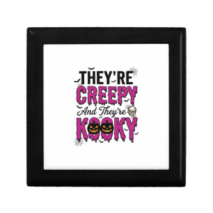 Halloween Quote Creepy Kooky Spooky Vintage_1 Gift Box