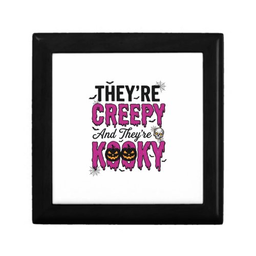 Halloween Quote Creepy Kooky Spooky Vintage_1 Gift Box