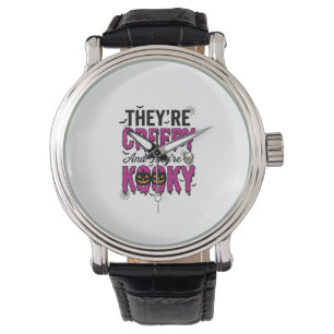 Halloween Quote Creepy Kooky Spooky Vintage_1 Watch