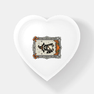 Halloween Raccoon Witch Pumpkin Vintage Cute_1 Paperweight