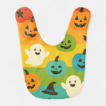 HALLOWEEN RAINBOW BABY BIB
