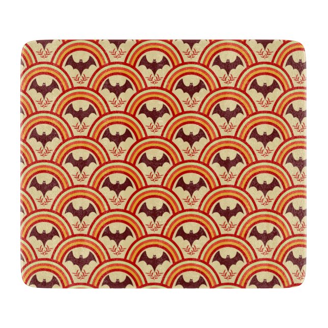 Halloween Rainbow Cutting Board (Front)