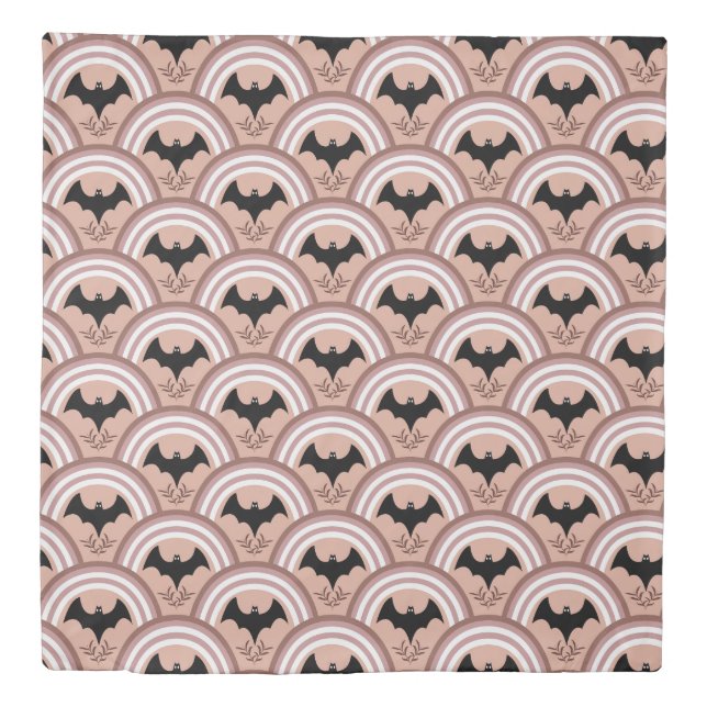 Halloween Rainbow Duvet Cover (Front)